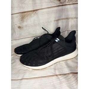 Saysh One Shoes Womens Sz 12 Black White Gum Lightweight Allyson Felix Sneakers